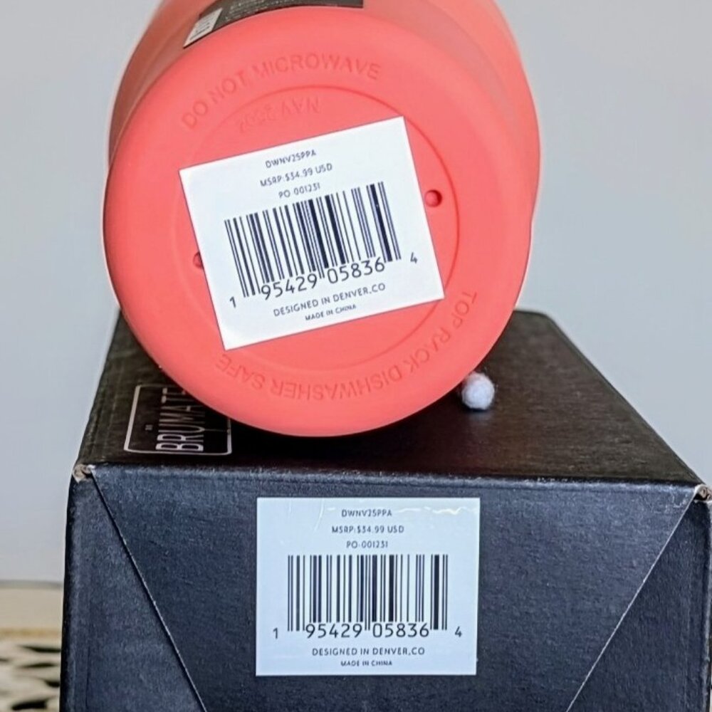 NWT LIMITED EDITION BruMate NAV 25oz Tumbler, PAPAYA - Picture 4 of 6